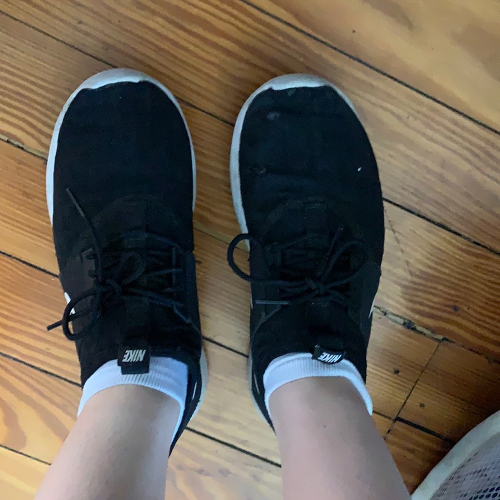 Black sneakers